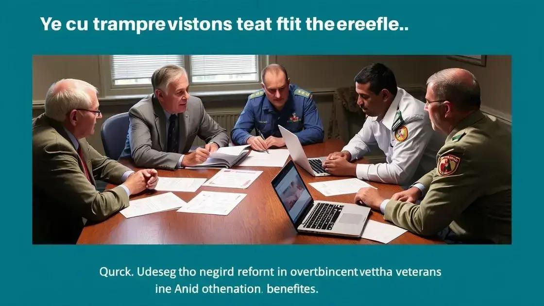 Future outlook on veterans