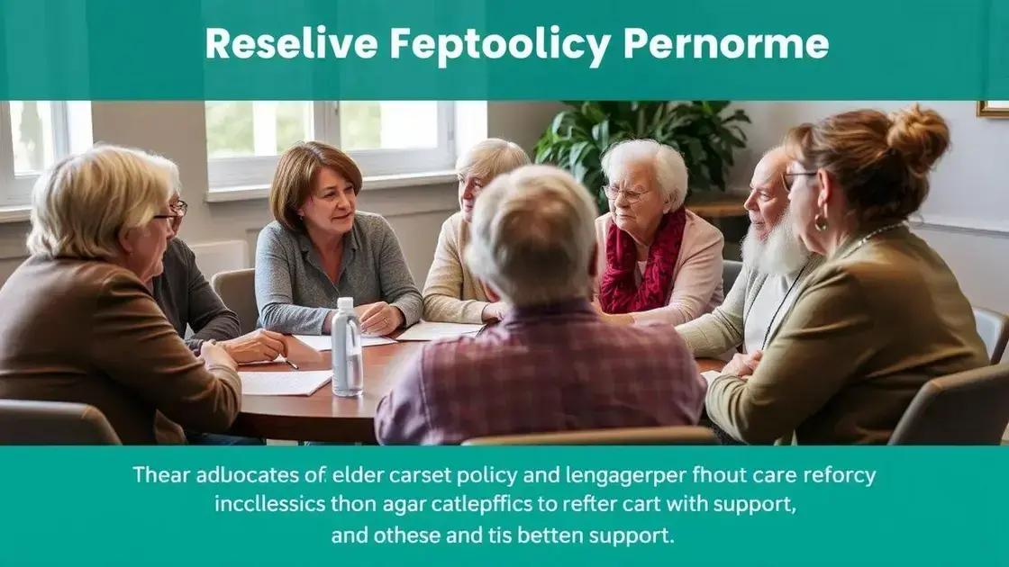 Policy reforms for better support