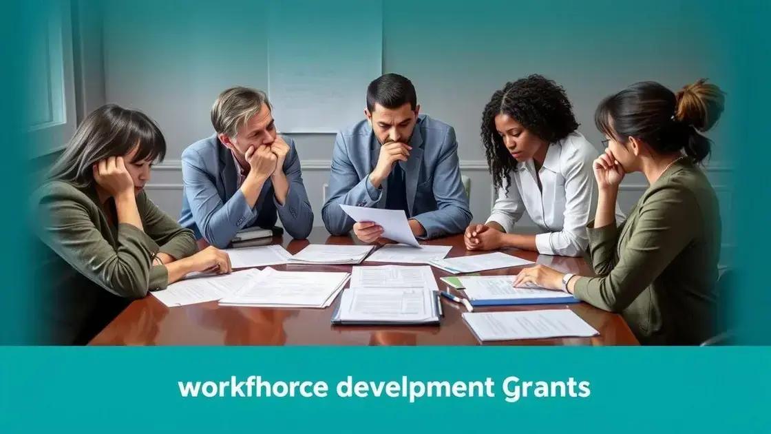 Challenges in obtaining workforce development grants