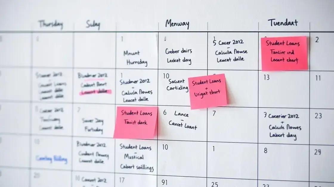 Key dates to remember for borrowers