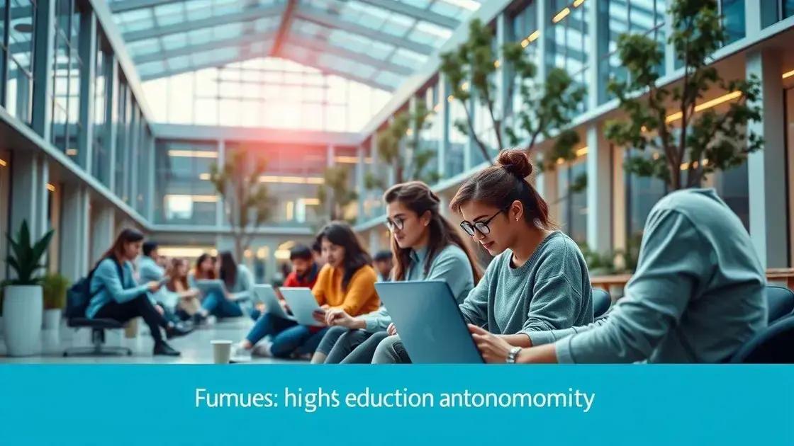 Future trends in higher education autonomy