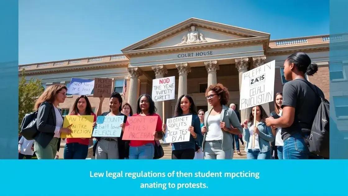 Key laws governing protests