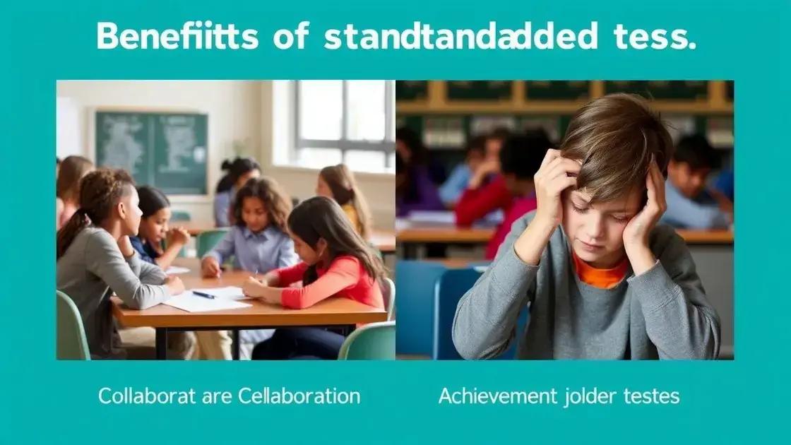 Pros and cons of standardized tests