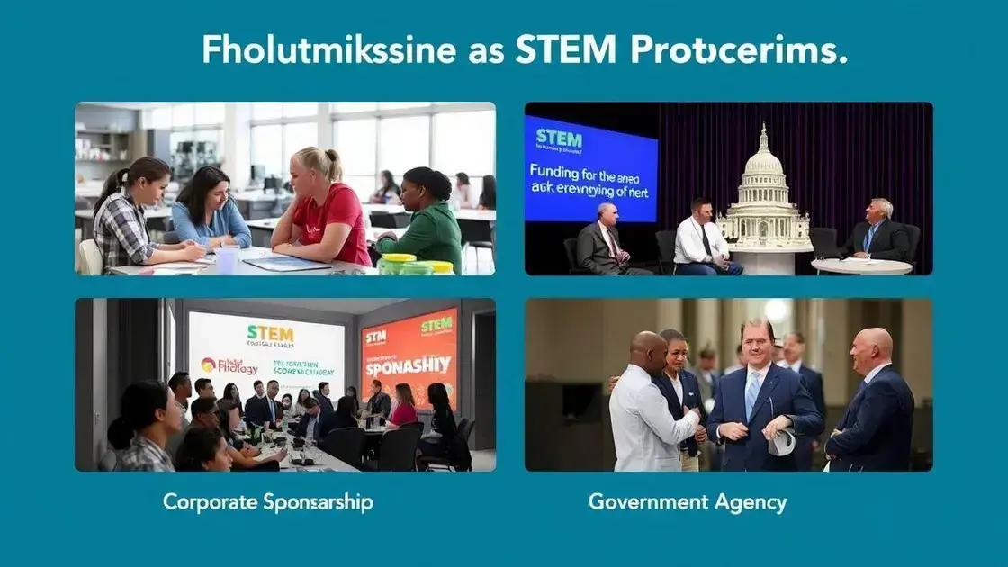 Current funding sources for STEM programs