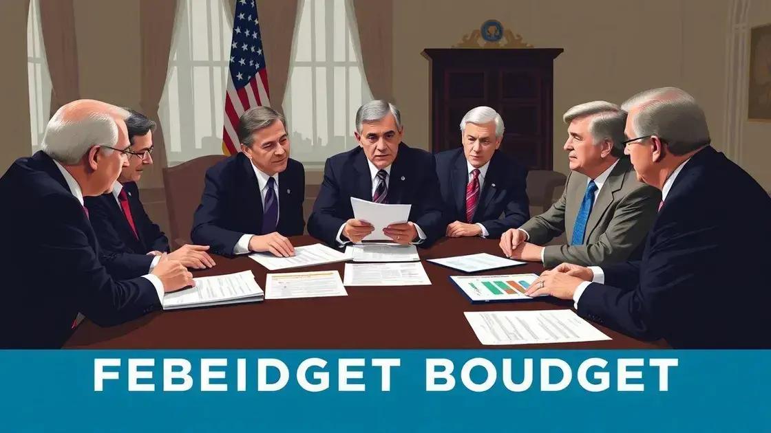 Key players in federal budget negotiations