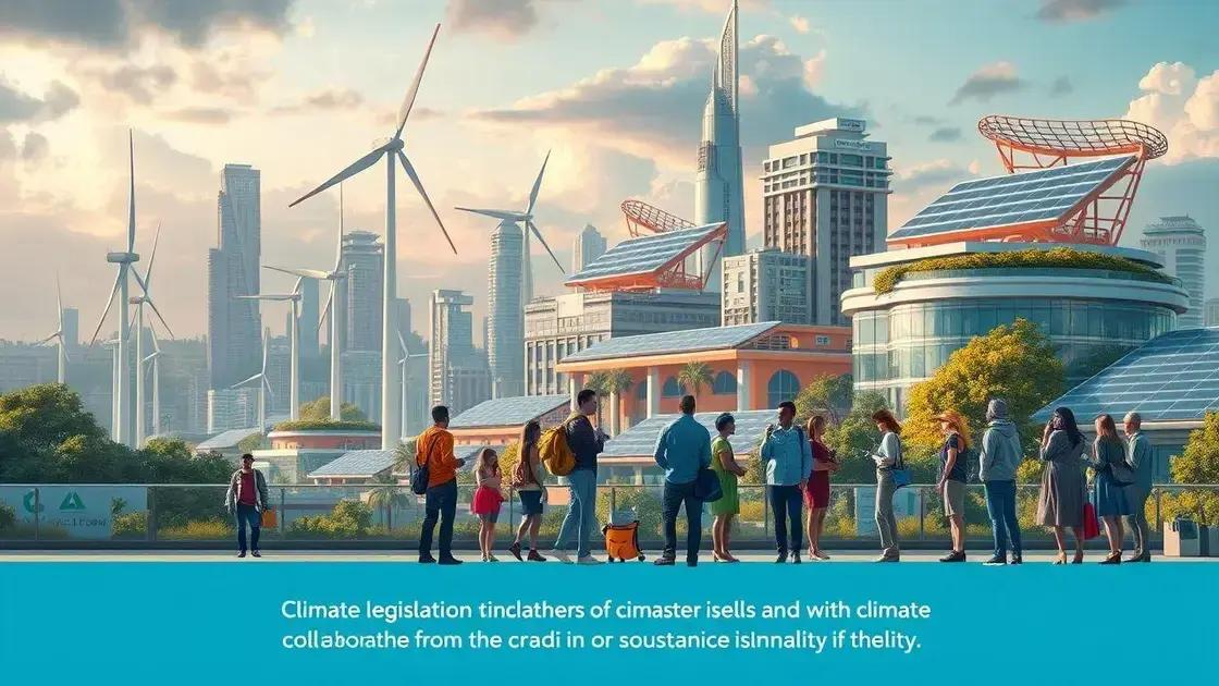 Future trends in climate legislation