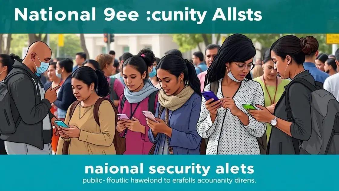 Community responses to alerts