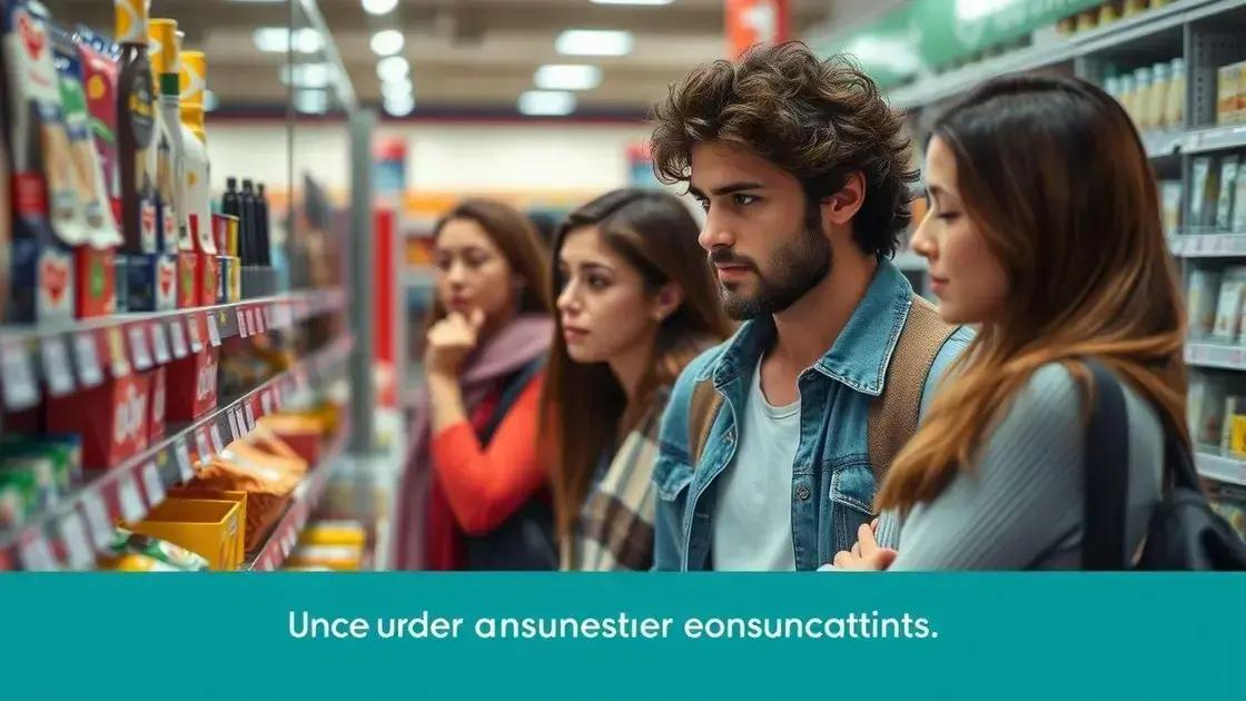 Consumer behavior during uncertain times