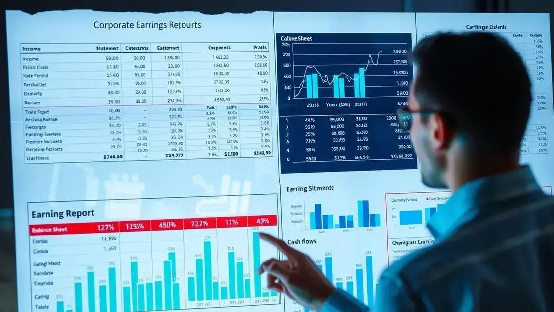 Key components of earnings reports