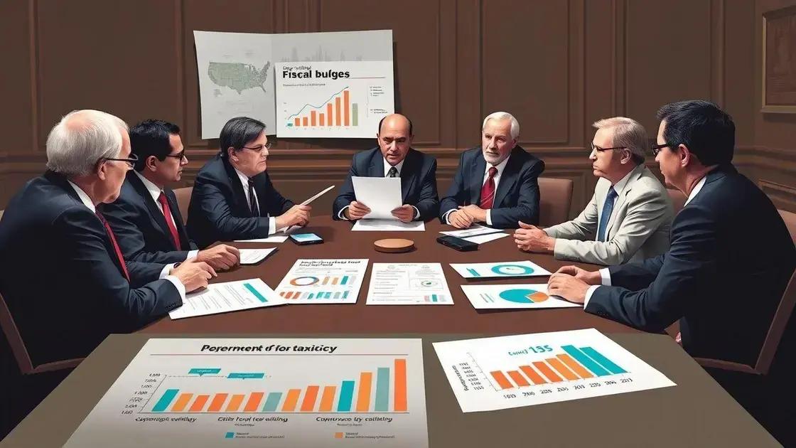 Key issues in fiscal policy discussions