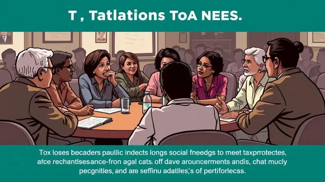 Balancing taxation and public needs